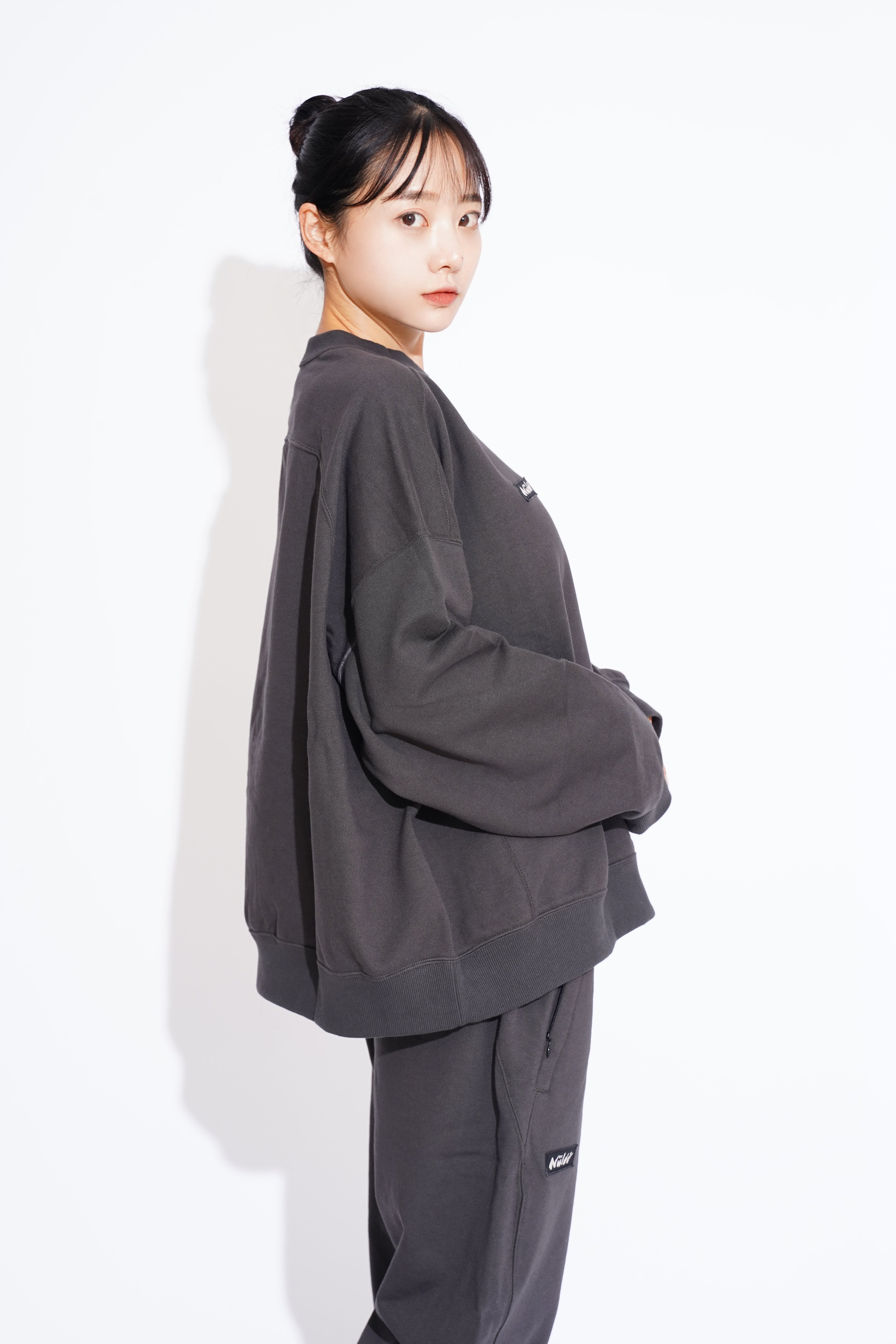 BOX LOGO COTTON SETUP OVER 24AW| Nüldò CHARCOAL | Nüldò BOX LOGO COTTON SETUP OVER 24AW| Nüldò CHARCOAL | Nüldò
